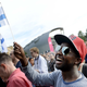 A demonstration against racism in Helsinki, Finland on July 28th, 2015.